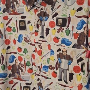 RSVLTS 'The Office' KEVIN MALONE CHILI button up